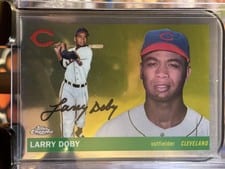 2025 Topps Chrome Platinum 1955 Cards That Never Were Larry Doby #55NW-14 card