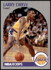 1990-91 Hoops Base Set Larry Drew #155 card