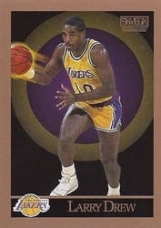 1990-91 SkyBox Base Set Larry Drew #136 card