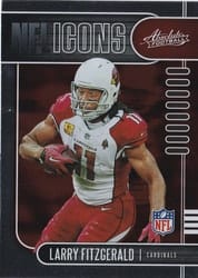 2019 Panini Absolute NFL Icons Larry Fitzgerald #5 card