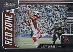 2019 Panini Absolute Red Zone Larry Fitzgerald #1 card