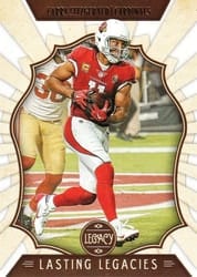 2019 Panini Legacy Lasting Legacies Larry Fitzgerald #LL-LF card