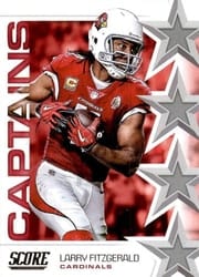 2019 Score Captains Larry Fitzgerald #C-1 card