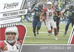 2020 Panini Prestige Prestigious Pros Larry Fitzgerald #PP-LF card