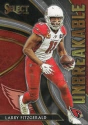 2020 Panini Select Unbreakable Larry Fitzgerald #U22 card