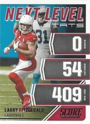 2021 Score Next Level Stats Larry Fitzgerald #NL11 card