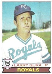 1979 Topps Base Set Larry Gura #19 card