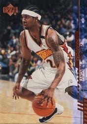 2000-01 Upper Deck Base Set Larry Hughes #52 card