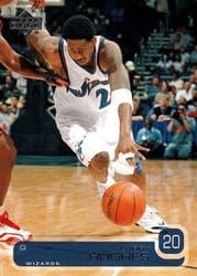 2002-03 Upper Deck Base Set Larry Hughes #387 card