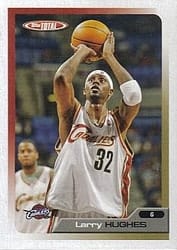 2005-06 Topps Total Base Set Larry Hughes #251 card