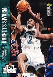 1995-96 Collector's Choice Base Set Larry Johnson #368 card