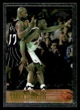 1996 Topps Chrome Larry Johnson #149 card