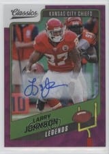 2021 Panini Classics Premium Edition Significant Signatures Larry Johnson #135 card