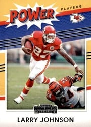 2021 Panini Contenders Power Players Larry Johnson #PP-LJO card