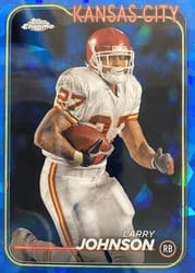 2024 Topps Chrome Sapphire Edition Base Set Larry Johnson #99 card
