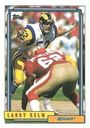 1992 Topps Base Set Larry Kelm #4 card