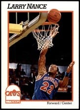 1991-92 Hoops Base Set Larry Nance #39 card
