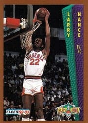 1992-93 Fleer Base Set Larry Nance #276 card