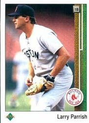 1989 Upper Deck Base Set Larry Parrish #36 card