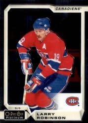 2018-19 O-Pee-Chee Platinum Base Set Larry Robinson #148 card