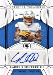 2021 Panini National Treasures Base Set Larry Rountree III #110 card