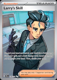 Prismatic Evolutions Larry's Skill #139 card