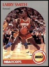 1990-91 Hoops Base Set Larry Smith #128 card