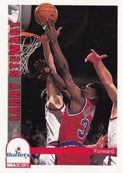 1992-93 Hoops Base Set Larry Stewart #238 card