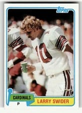 1981 Topps Larry Swider #442 card