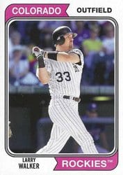 2020 Topps Archives Base Set Larry Walker #130 card