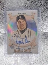 2021 Topps Allen & Ginter Chrome Autographs Larry Walker #AGA-LW card