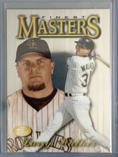 2021 Topps Finest 1997 Masters Larry Walker #97FM-LW card