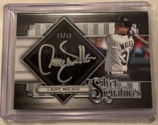 2022 Topps Five Star Silver Signatures Larry Walker #SS-LW card