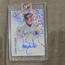 2022 Topps Pristine Autographs Larry Walker #PA-LW card