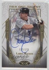 2022 Topps Tier One Talent Autographs Larry Walker #T1TA-LW card