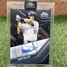 2023 Topps Chrome Black Autographs Larry Walker #CBA-LWA card