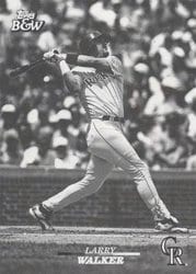 2024 Topps Black & White Base Set Larry Walker #110 card