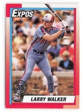 2025 Topps 1990 Topps Baseball (Series One) Larry Walker #T90-35 card
