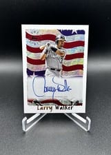 2025 Topps Archives 1995 Topps Cyberstats Autographs Larry Walker #95CA-LW card