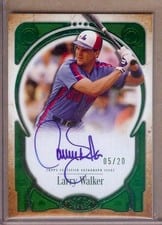 2026 Topps Tier One Prime Performers Autographs Larry Walker #PPA-LW card