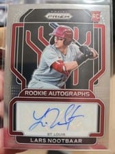 2022 Panini Prizm Rookie Autographs Lars Nootbaar #RA-LN card