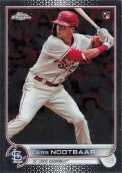 2022 Topps Chrome Base Set Lars Nootbaar #19 card