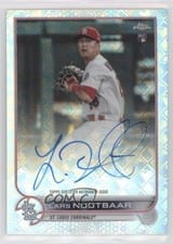 2022 Topps Chrome Logofractor Edition Autographs Lars Nootbaar #CA-LN card
