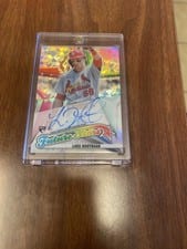 2022 Topps Chrome Logofractor Edition Future Stars Autographs Lars Nootbaar #FSA-LN card