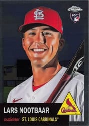 2022 Topps Chrome Platinum Anniversary Base Set Lars Nootbaar #393 card