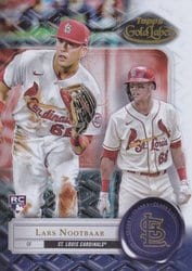 2022 Topps Gold Label Base Set Lars Nootbaar #18 card