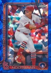2025 Topps Chrome Sapphire Base Set Lars Nootbaar #108 card