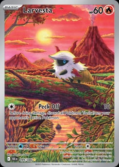 Black Bolt Larvesta #99 card