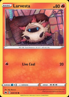 Crown Zenith Larvesta #24 card