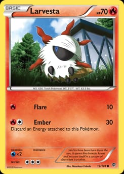 Plasma Blast Larvesta #12 card